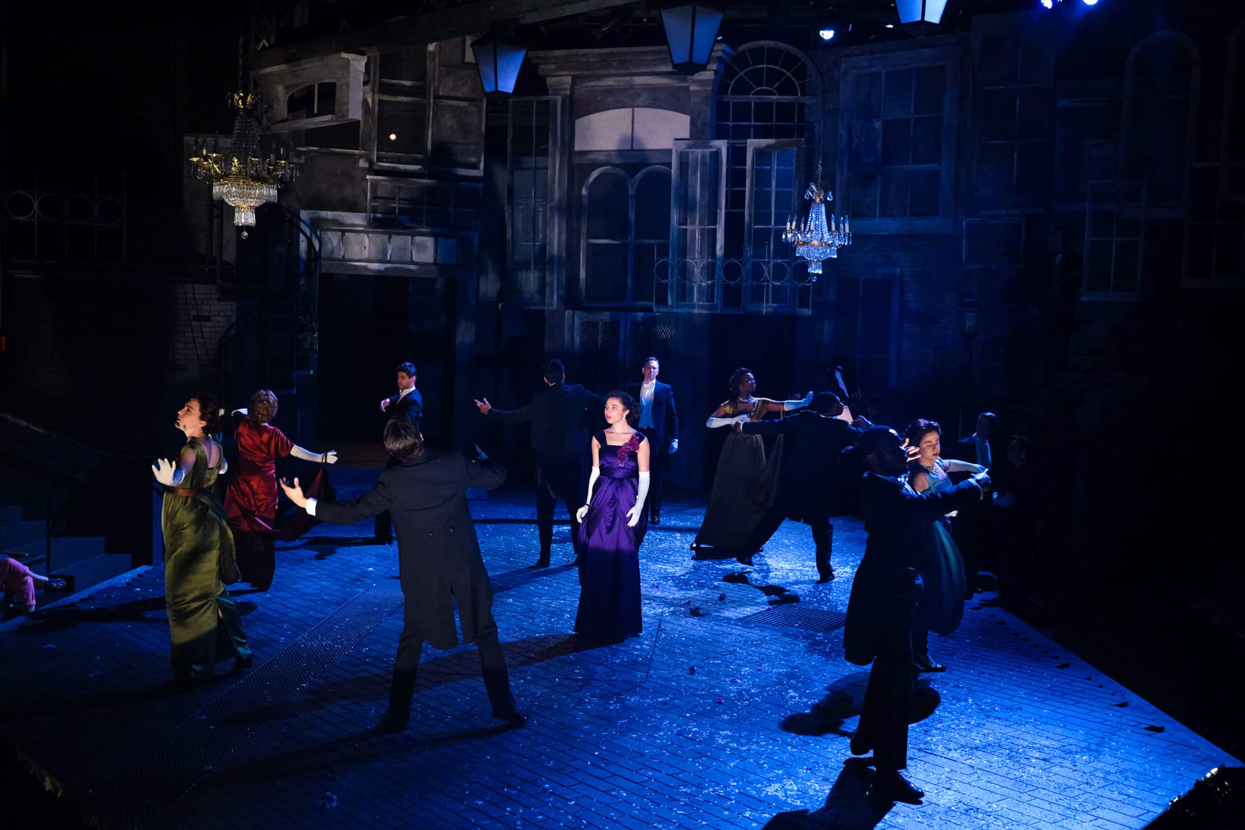 Mia Pinero and the cast of PlayMakers Repertory Company's MY FAIR LADY. Photo by Huth Photo. Mia Pinero and the cast of PlayMakers Repertory Company's MY FAIR LADY. Photo by Huth Photo.